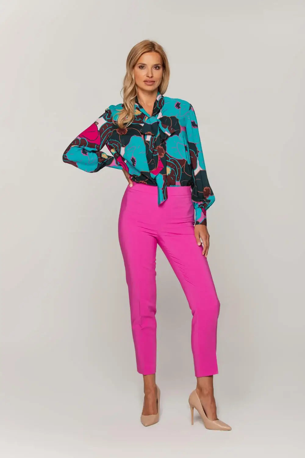 Fuchsia Cigarette Pant