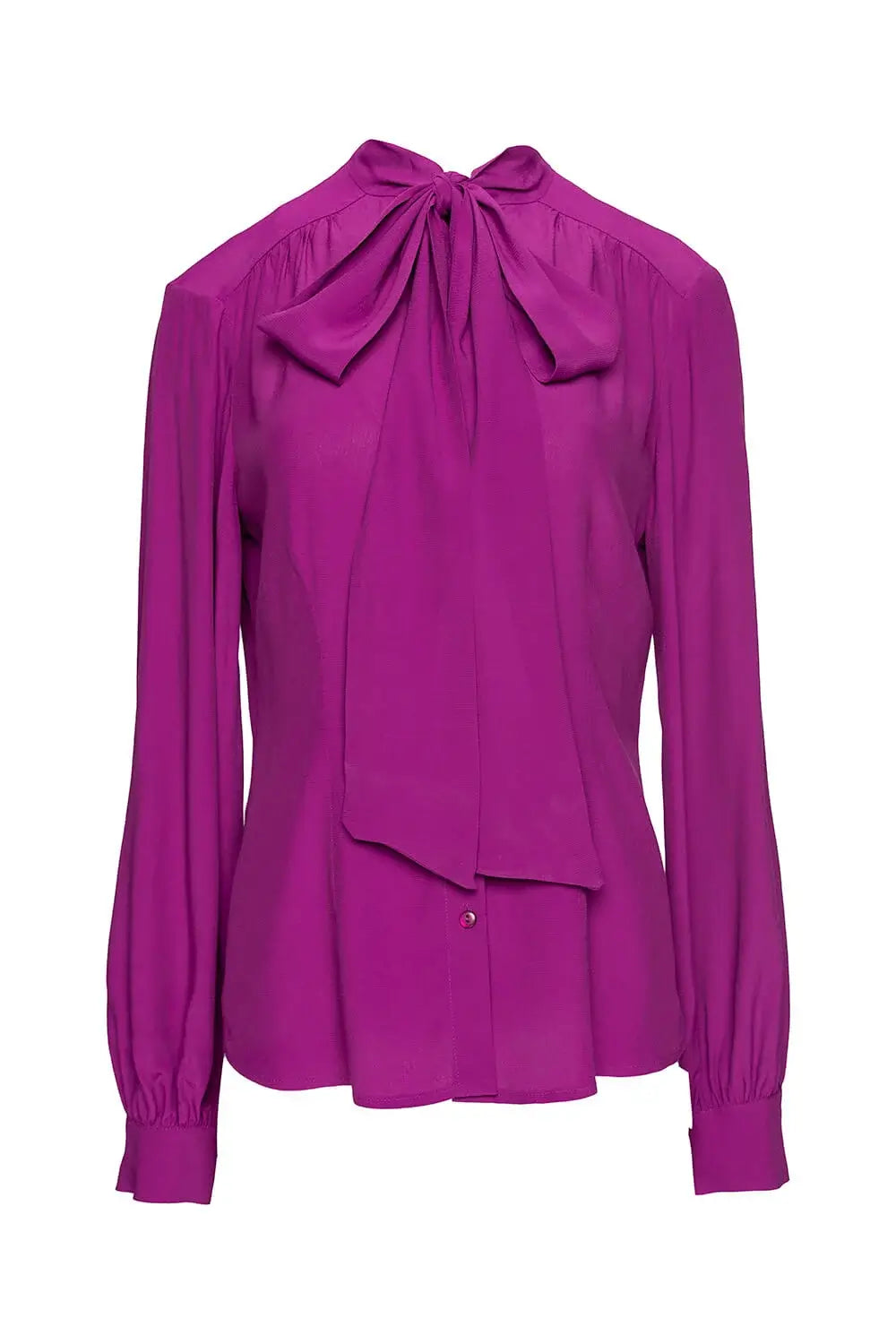 Amaranth Shirt-Style Blouse