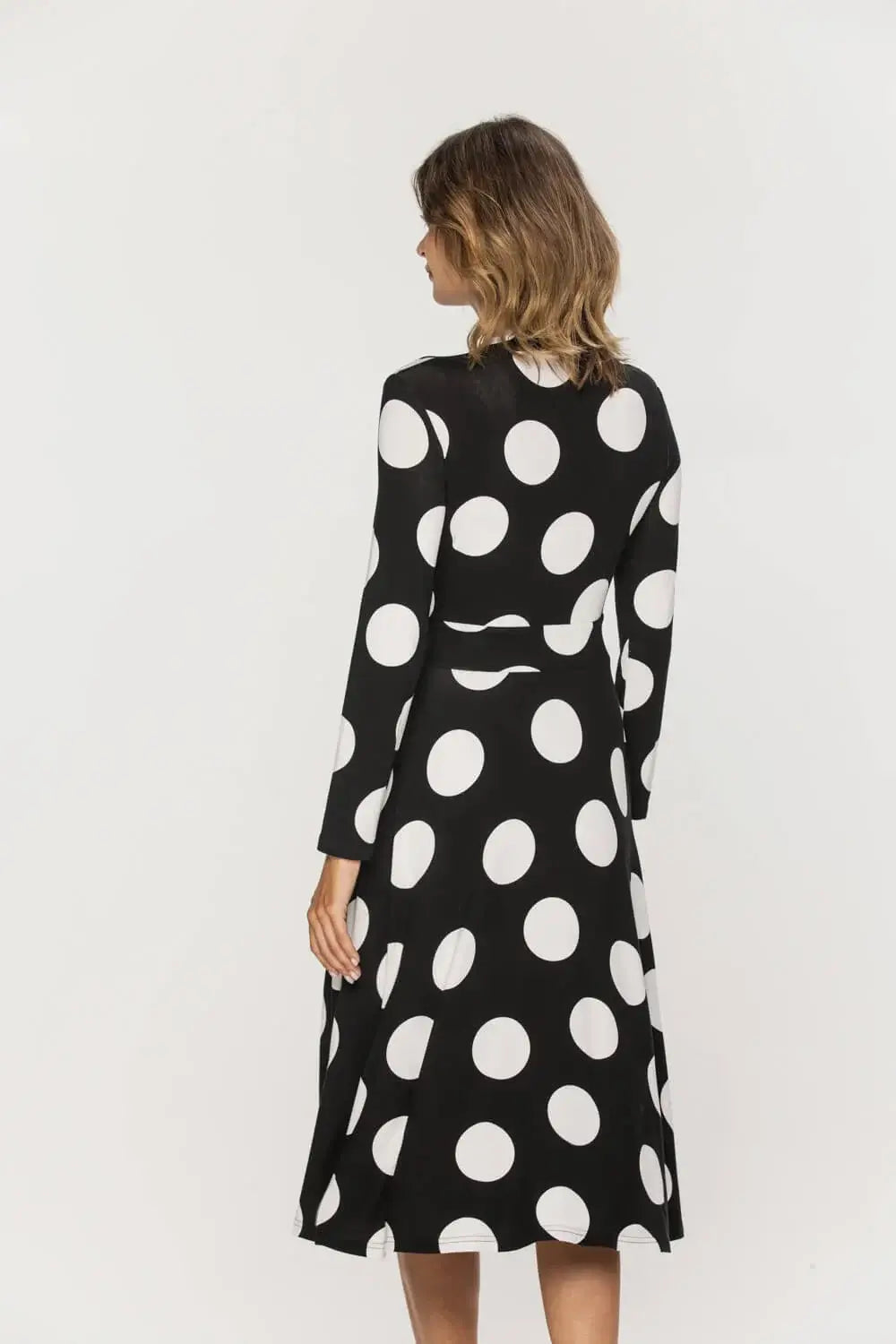 Polka Dot Knit Dress