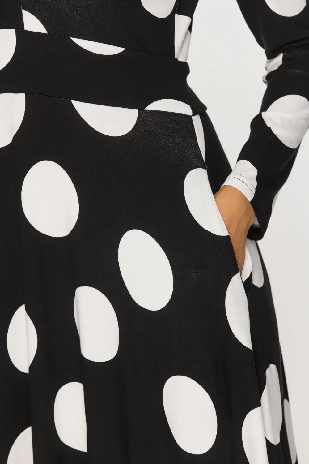 Polka Dot Knit Dress