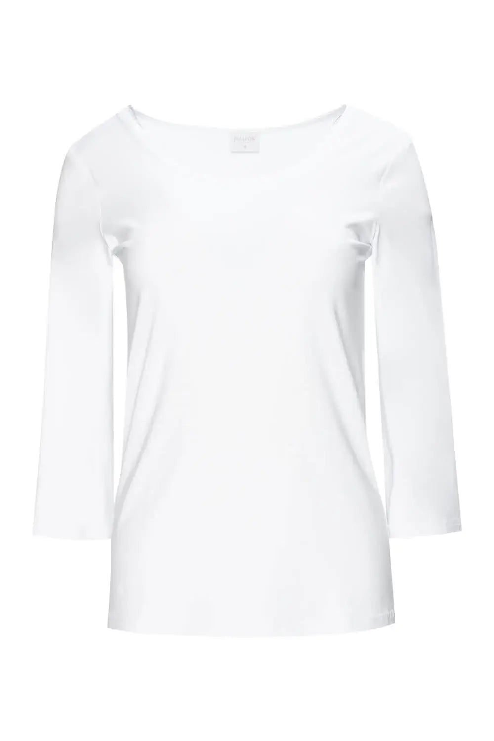 White Fitted Knit Top